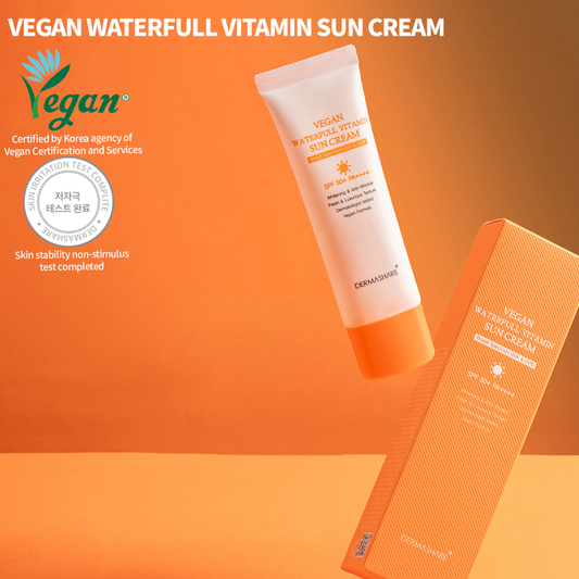 Vegan Waterfull Vitamin Sun Cream SPF 50+ PA++++ Dermashare