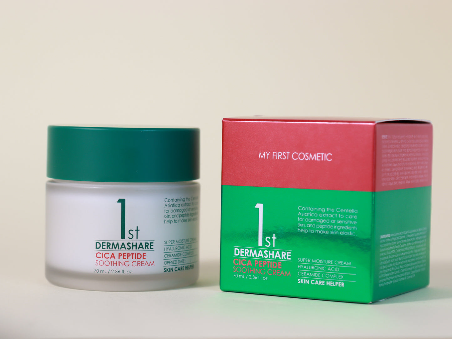 DermaShare First Cica Peptide Shoothing Cream 70ml