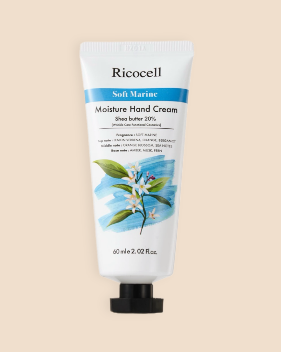 Ricocell Moisture Hand Cream Soft-Marine 60ml