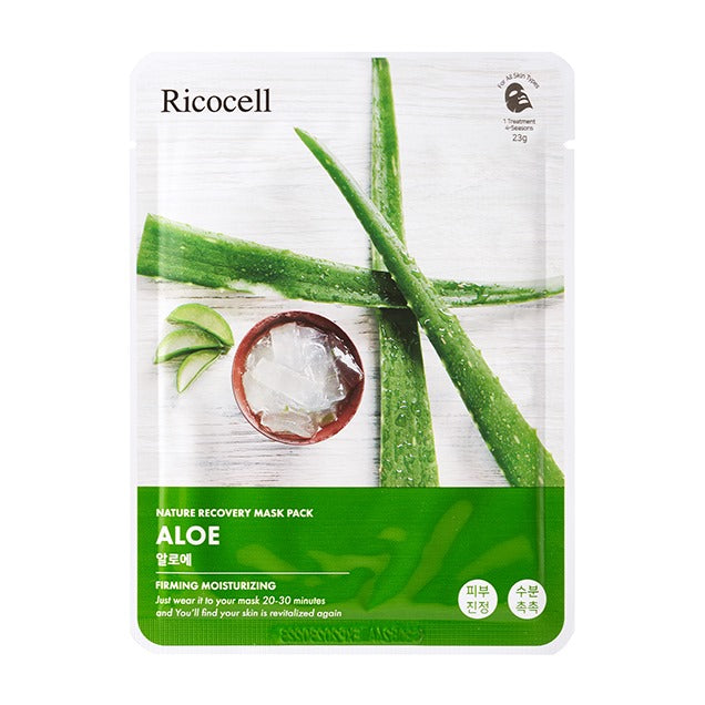 Ricocell Nature Recovery Mask Pack Aloe 23g (Pack 10pcs)