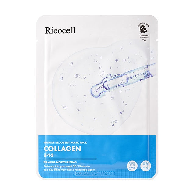 Ricocell Nature Recovery Mask Pack Collagen 23g (Pack 10pcs)