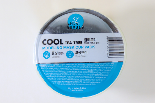 Cool Tea- tree Modeling Mask Cup Lindsay