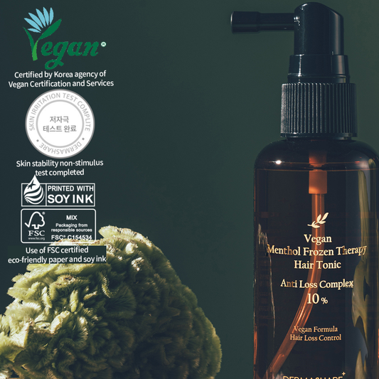 DermaShare Vegan Menthol Frozen Therapy Hair Tonic