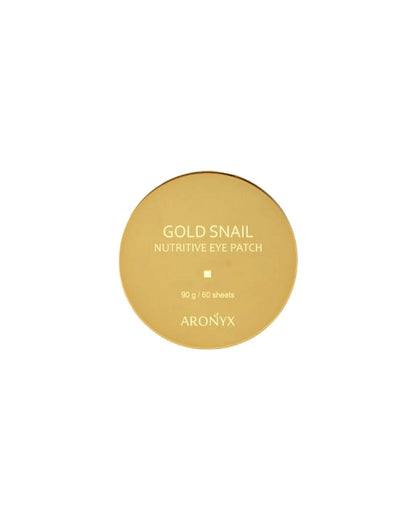 Gold Snail Nutritive Eye Patch Medi Flower ARONYX