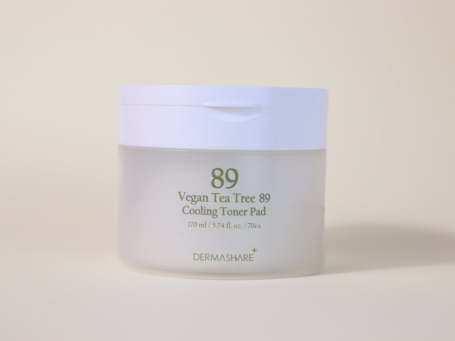 DermaShare Vegan Tea Tree 89 Cooling Toner Pads