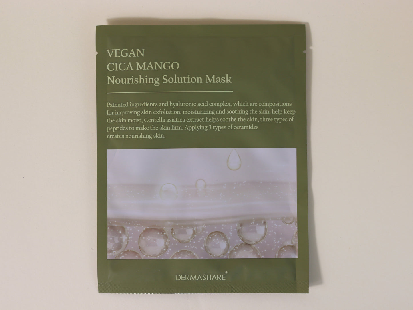 Dermashare Vegan CICA MANGO Nourishing Solution Mask (5 Sheets)