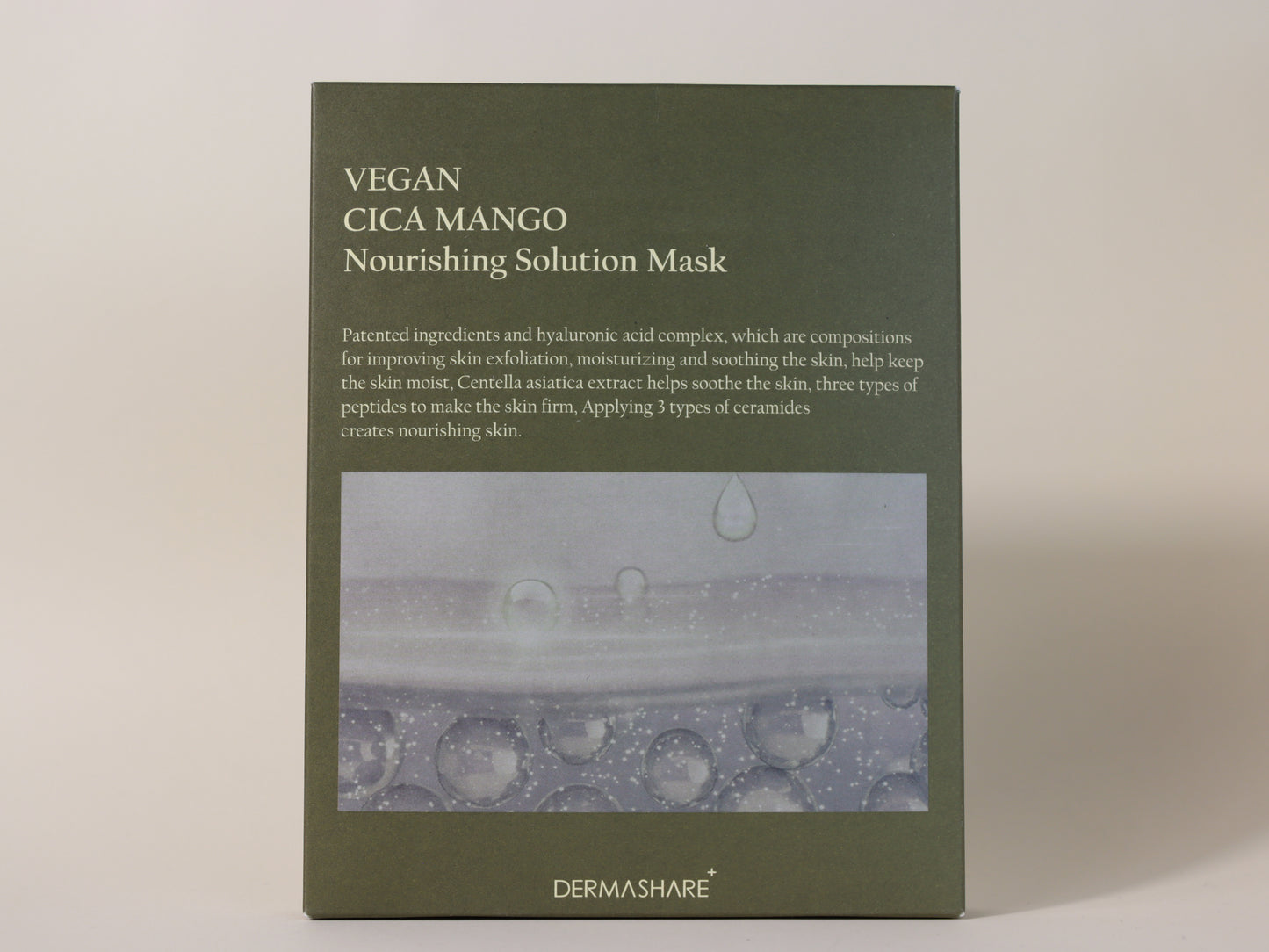 Dermashare Vegan CICA MANGO Nourishing Solution Mask (5 Sheets)