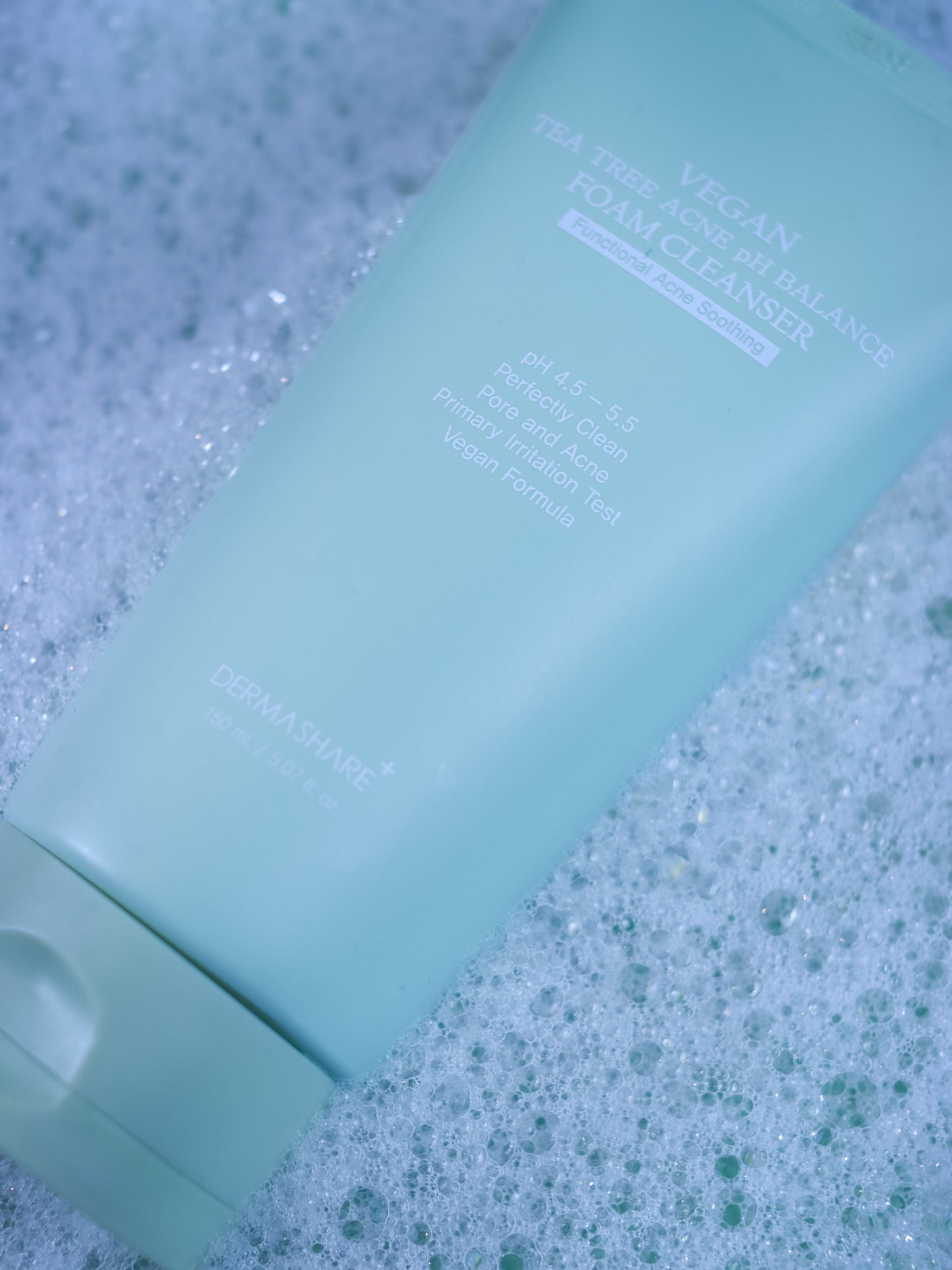 DermaShare Vegan Tea Tree Acne pH Balance Foam Cleanser