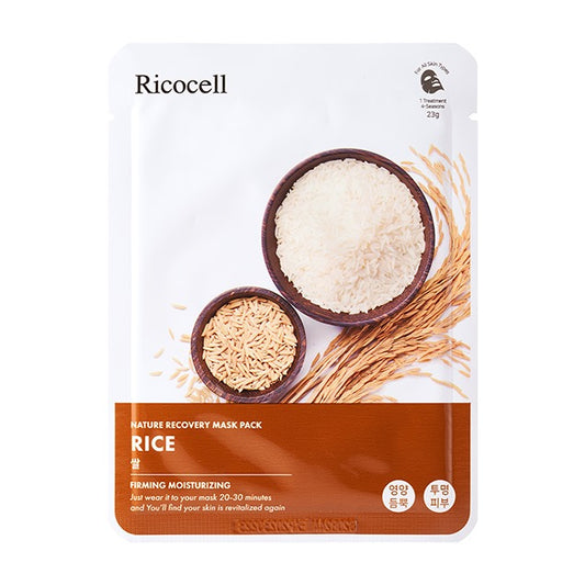 Ricocell Nature Recovery Mask Pack Rice 23g (Pack 10pcs)