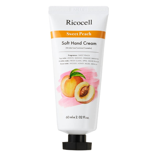 Ricocell Moisture Hand Cream Sweet-Peach 60ml