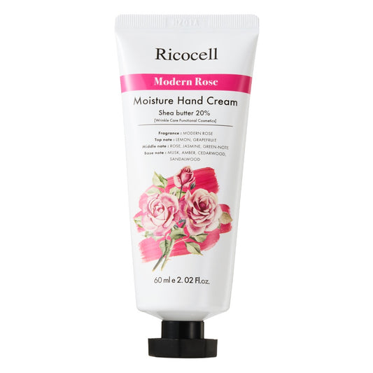 Ricocell Moisture Hand Cream Modern-Rose 60ml
